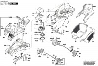 Bosch 3 600 HA4 302 Rotak 42 Lawnmower 230 V / Eu Spare Parts